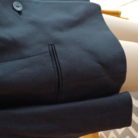 Louis Feraud vintage one button wool blazer jacket 14 womens - Picture 4 of 14